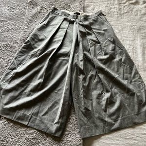 J.Crew High-waist Gray Gaucho Trousers